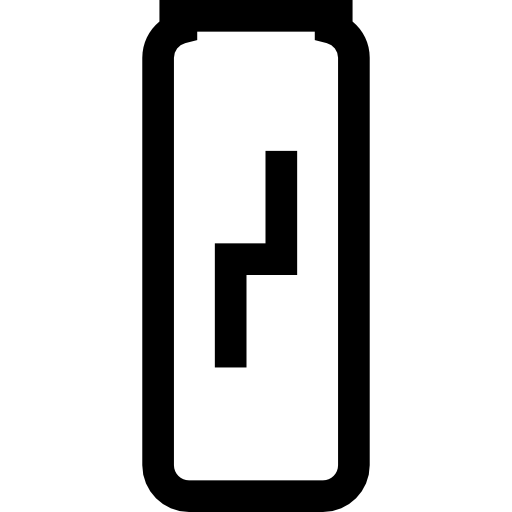 bebida energética Basic Straight Lineal icono