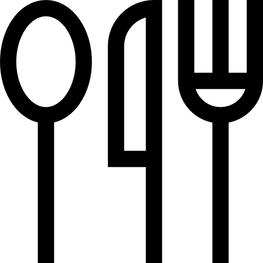 cuchillería Basic Straight Lineal icono