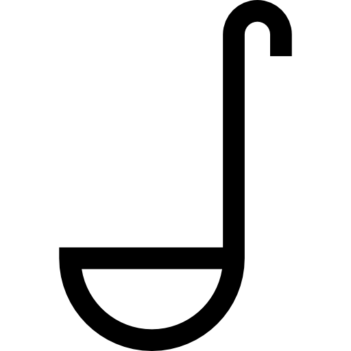 국자 Basic Straight Lineal icon