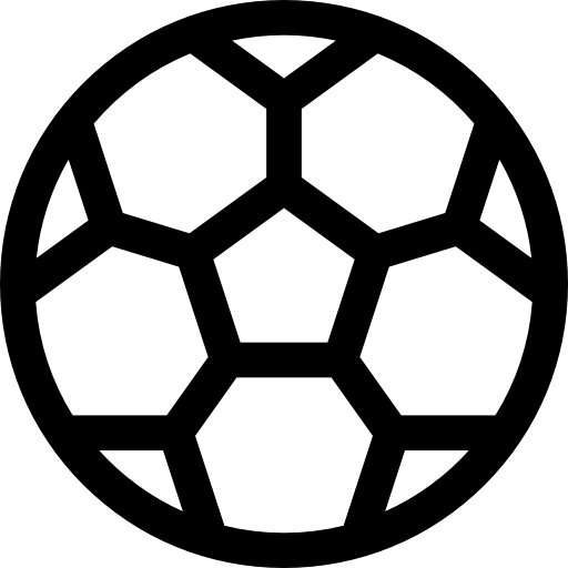football Basic Straight Lineal Icône