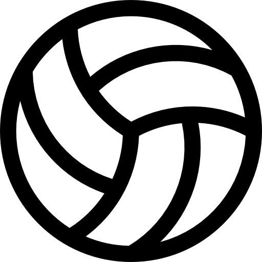 Volleyball Basic Straight Lineal icon