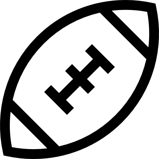 american football Basic Straight Lineal icon