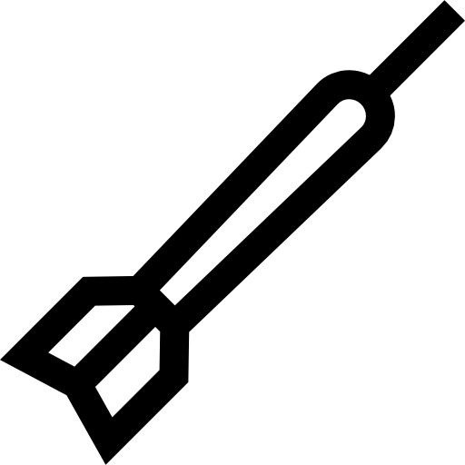 dart Basic Straight Lineal icoon
