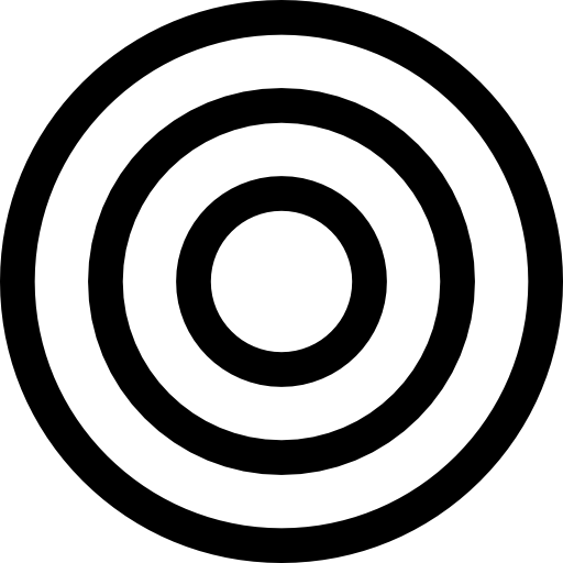 dartbord Basic Straight Lineal icoon