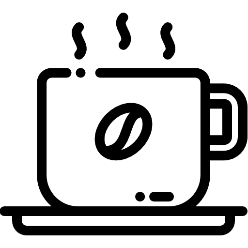 kawa Detailed Rounded Lineal ikona