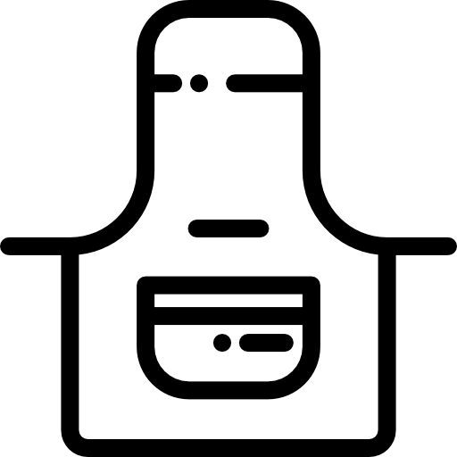 grembiule Detailed Rounded Lineal icona