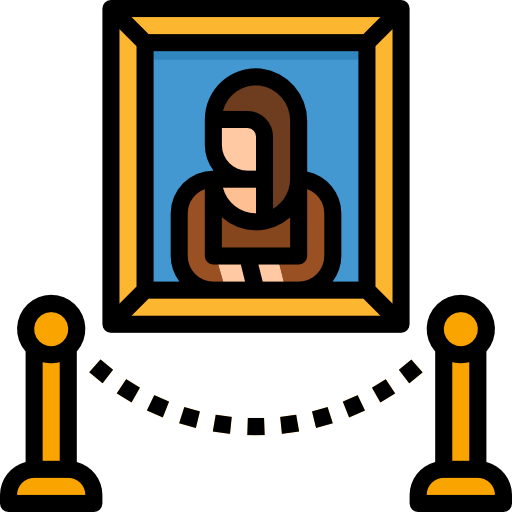 모나리자 Aphiradee (monkik) Lineal Color icon