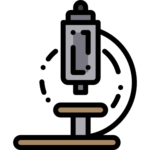 Microscope Phatplus Lineal Color icon