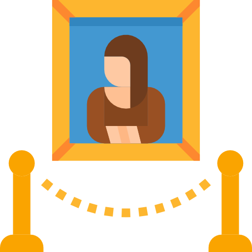 Mona lisa Aphiradee (monkik) Flat icon