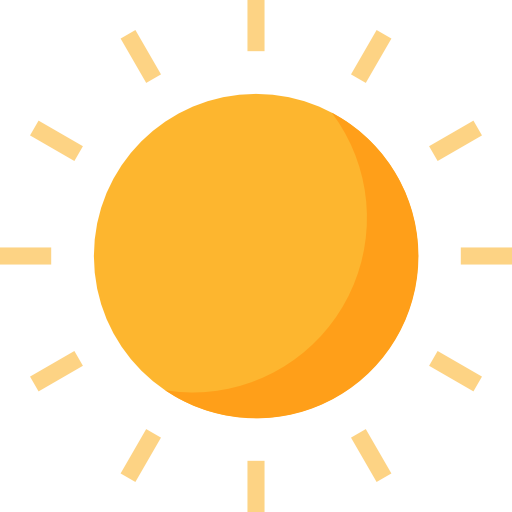 słoneczny Aphiradee (monkik) Flat ikona