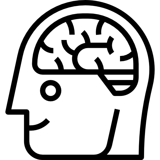 뇌 Aphiradee (monkik) Lineal icon