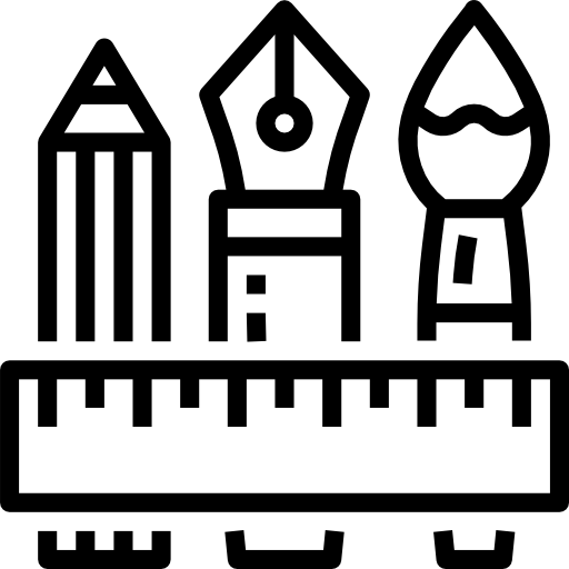 potlood Aphiradee (monkik) Lineal icoon