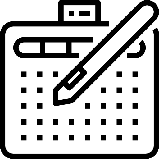 태블릿 Aphiradee (monkik) Lineal icon