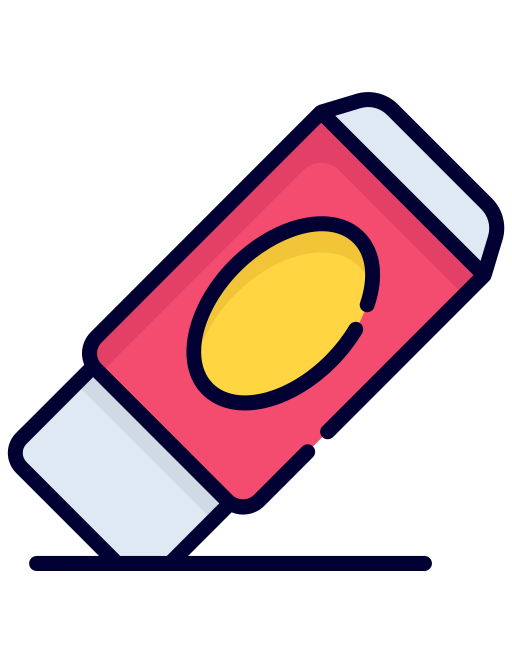 goma Generic color lineal-color icono