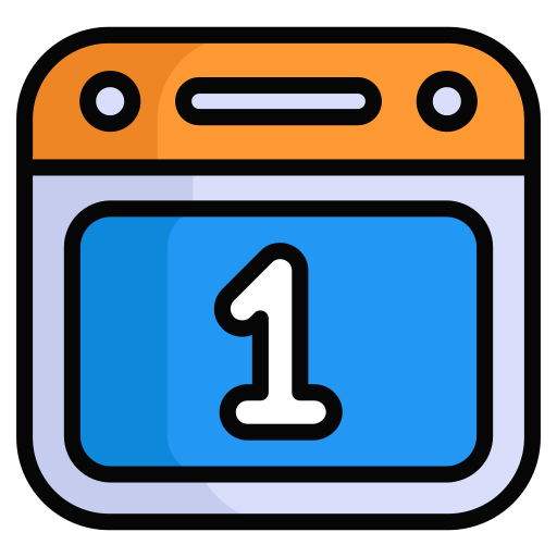 kalender Generic color lineal-color icon