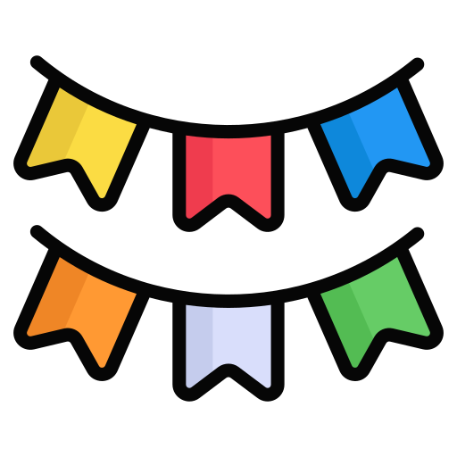 Party Generic color lineal-color icon