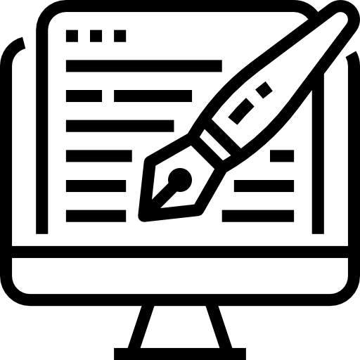 Писатель Aphiradee (monkik) Lineal иконка