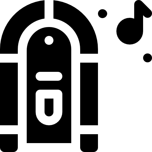 ジュークボックス Basic Rounded Filled icon