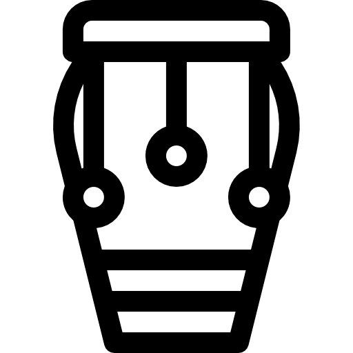conga Basic Rounded Lineal icono