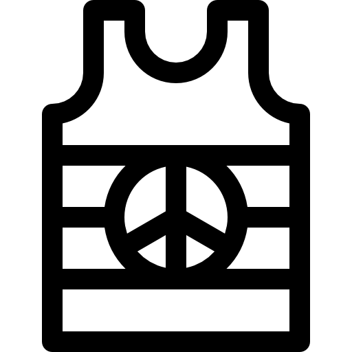 탱크 탑 Basic Rounded Lineal icon