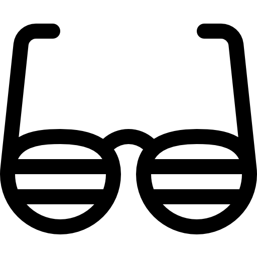 색안경 Basic Rounded Lineal icon