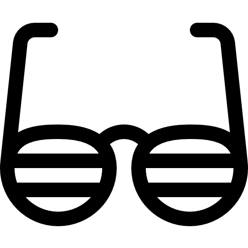 occhiali da sole Basic Rounded Lineal icona