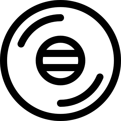 vinile Basic Rounded Lineal icona