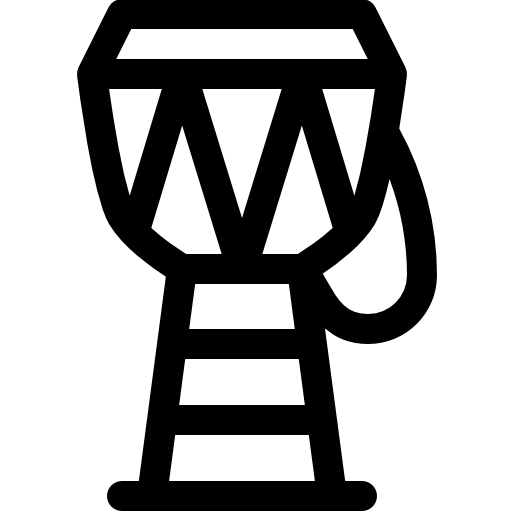 Джембе Basic Rounded Lineal иконка