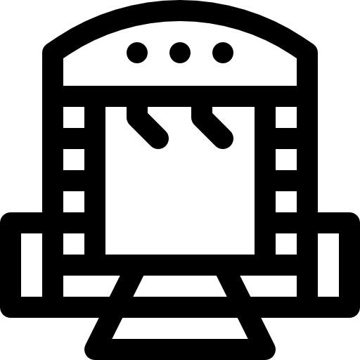palcoscenico Basic Rounded Lineal icona