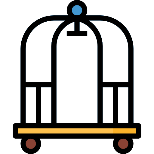 goniec hotelowy Aphiradee (monkik) Lineal Color ikona