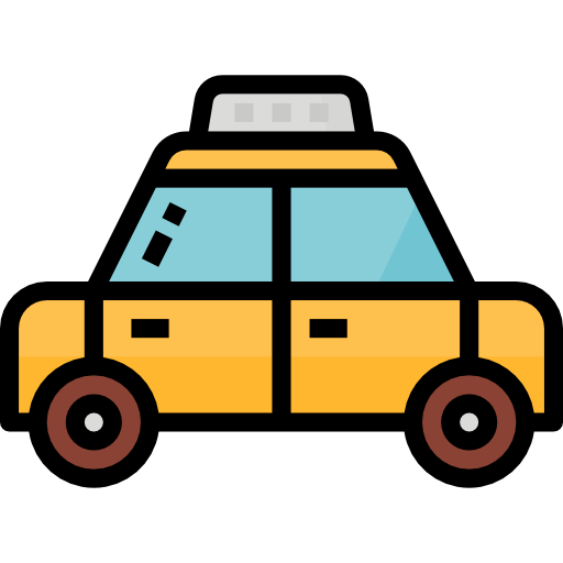 택시 Aphiradee (monkik) Lineal Color icon