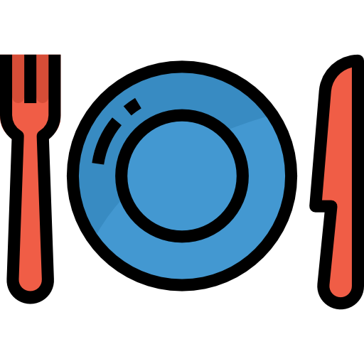 레스토랑 Aphiradee (monkik) Lineal Color icon