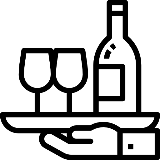 룸 서비스 Aphiradee (monkik) Lineal icon