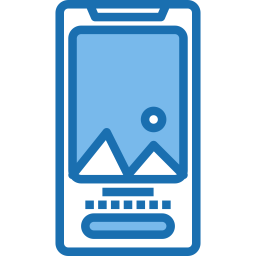Smartphone Phatplus Blue icon