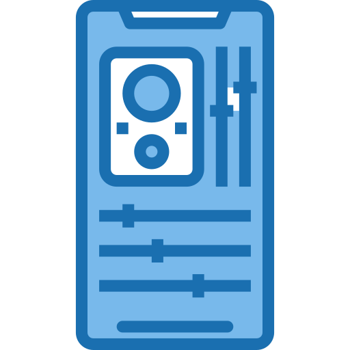 smartphone Phatplus Blue icoon