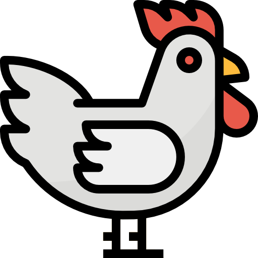 Chicken Aphiradee (monkik) Lineal Color icon