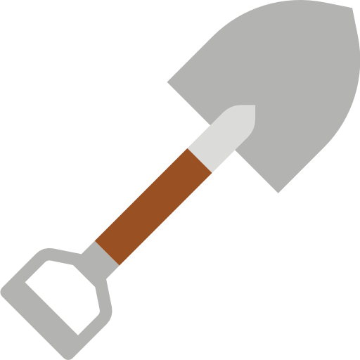 Shovel Aphiradee (monkik) Flat icon