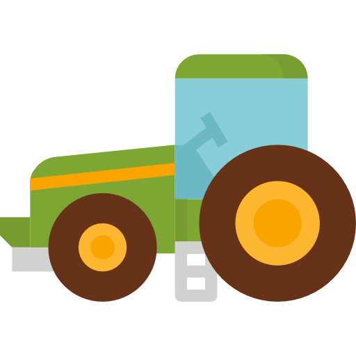 Трактор Aphiradee (monkik) Flat иконка