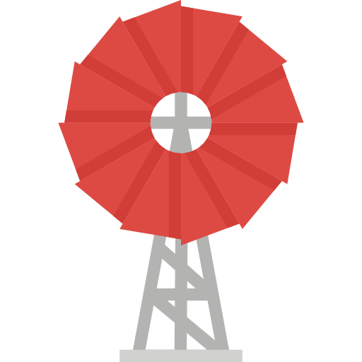 Windmill Aphiradee (monkik) Flat icon