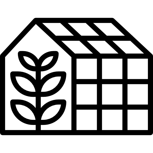 invernadero Aphiradee (monkik) Lineal icono