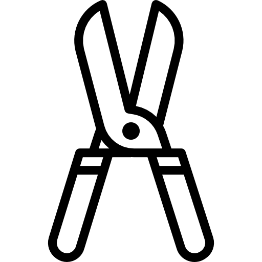 tijeras Aphiradee (monkik) Lineal icono