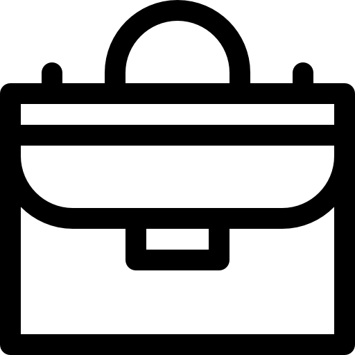 valigetta Basic Rounded Lineal icona