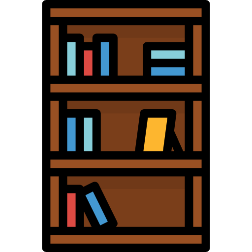 boekenplank Aphiradee (monkik) Lineal Color icoon