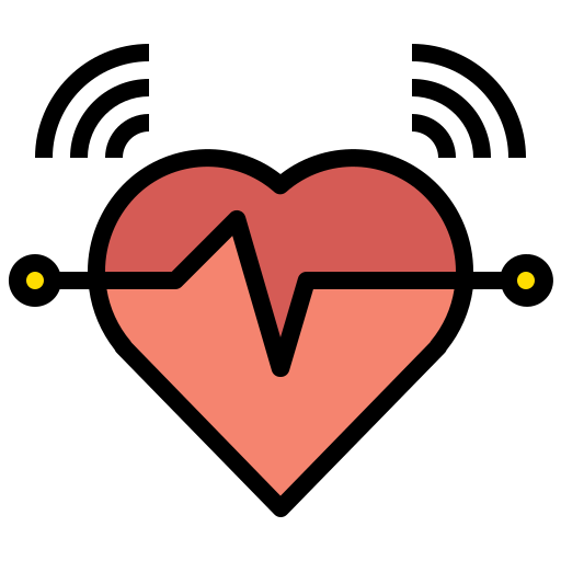 Сердцебиение Generic color lineal-color иконка