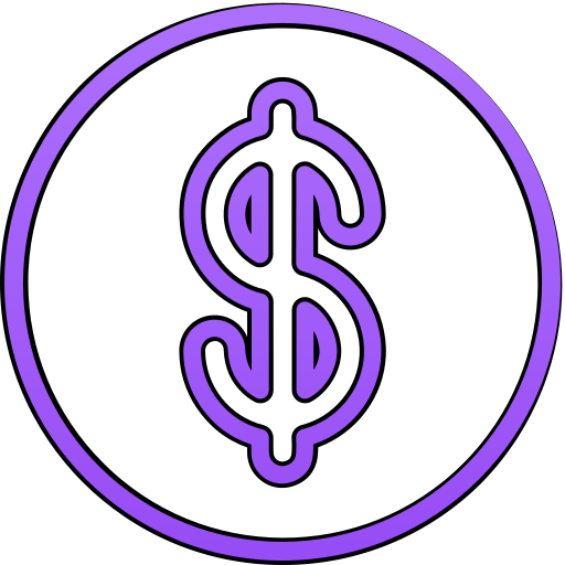 dollar Generic gradient lineal-color icoon