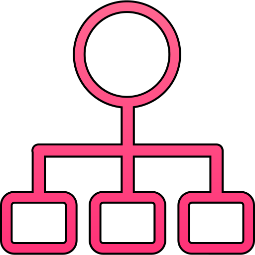 Network Generic gradient lineal-color icon