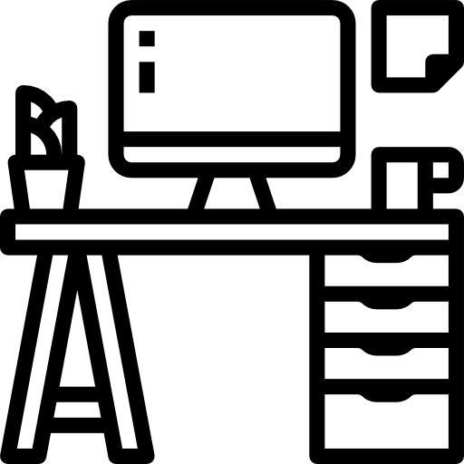 postazione di lavoro Aphiradee (monkik) Lineal icona