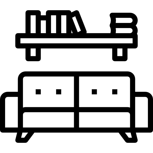 リビングルーム Aphiradee (monkik) Lineal icon