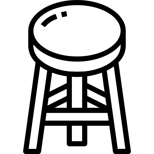 stołek Aphiradee (monkik) Lineal ikona