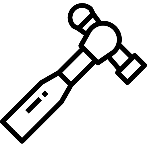 martillo Aphiradee (monkik) Lineal icono